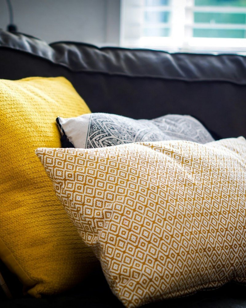 Crewel Embroidered Cushion Cover Set