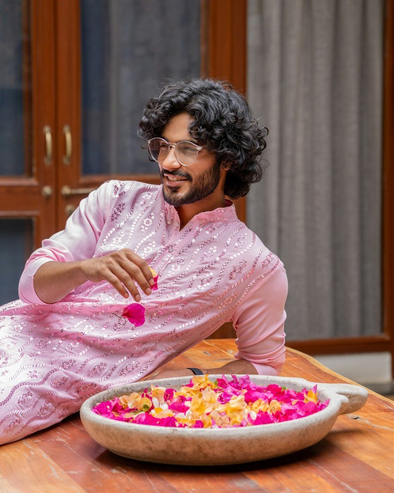 Aari Embroidered Kurta